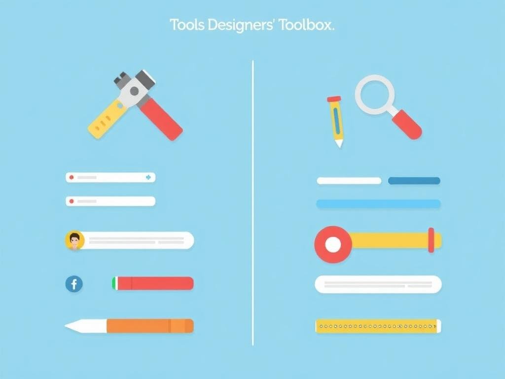 web design. Tools comparison: designers’ toolbox